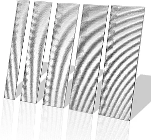 18 Gauge Brad Nails, Galvanized Nail Gun Nails for Pneumatic, Electric Brad Nail Gun, 18 GA Brad Nails (Combination 1500PCS)